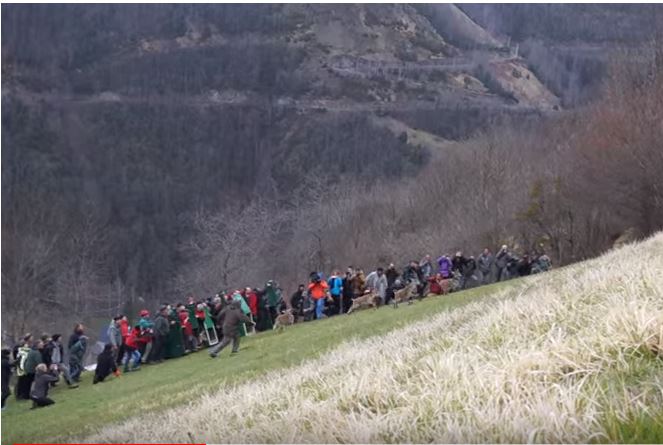 Lâcher de bouquetins du 08.04.2016