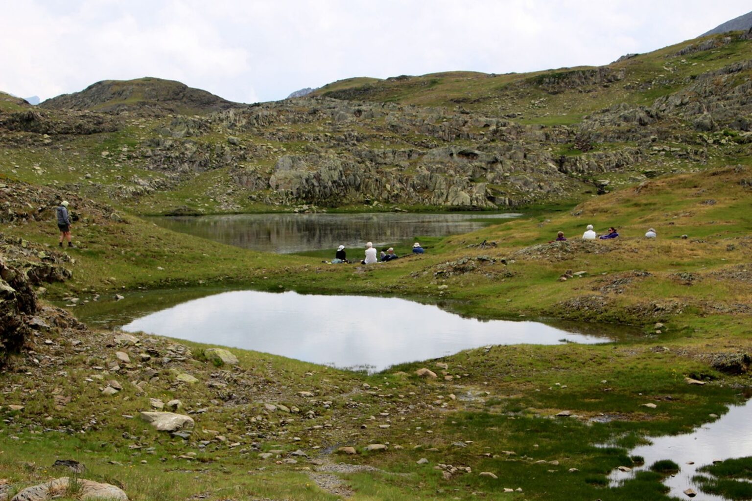 06-07-2025  Photos L. Ribas – Lac d’Houer avec L. Ribas et A. Capdebarthe