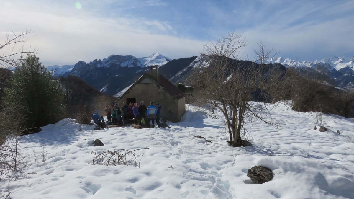 28-01-2026 Photos M. Hourquet – Cabane de Lhèze avec L. Laplace et M. Hourquet
