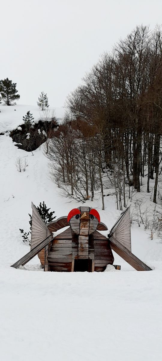 11-02-2026 Photos A. Capdebarthe – Déambulation station de Candanchu-Somport en boucle avec J. Houlier et P. Vaquié