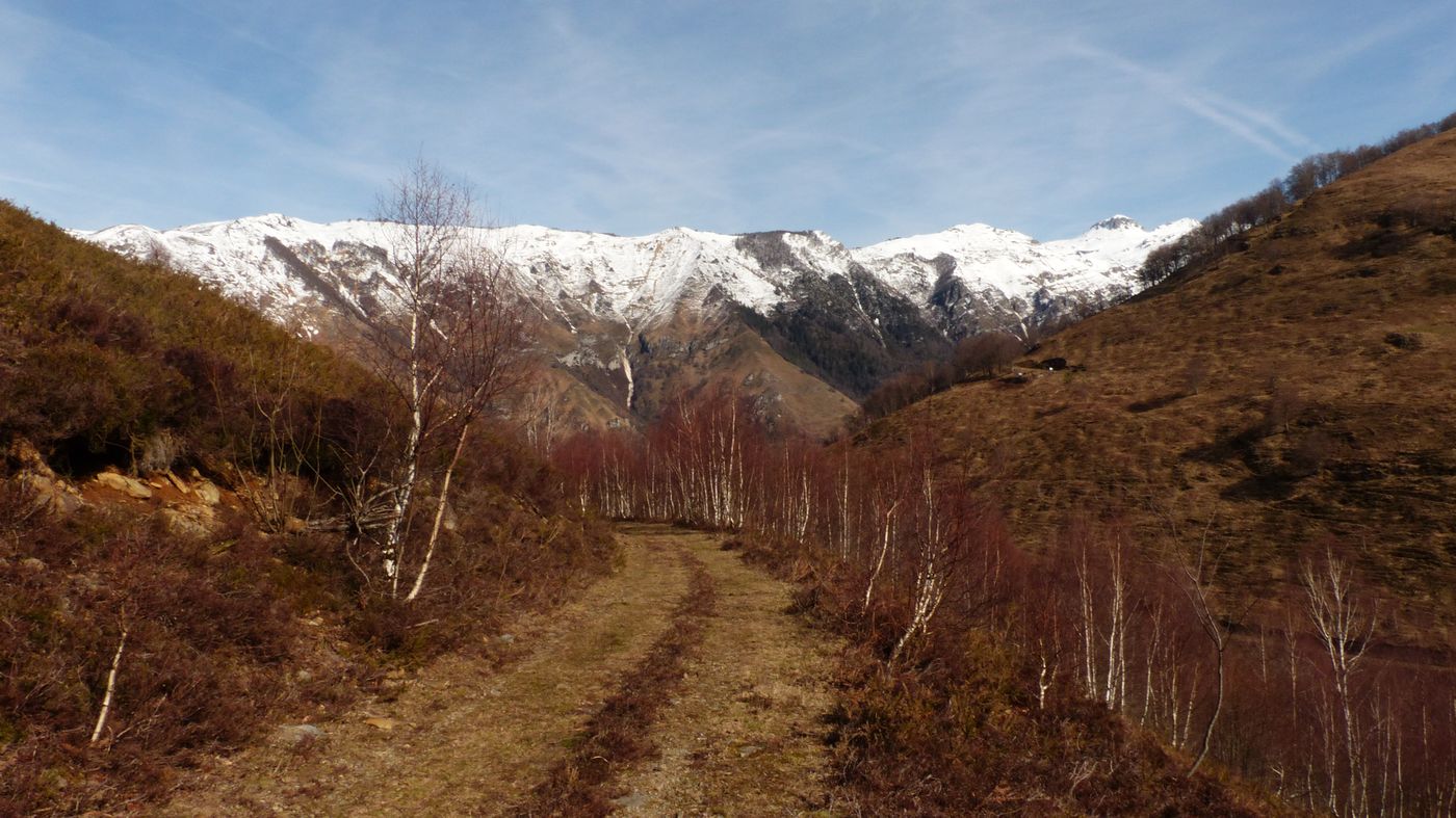 22-02-2026   Photos A. Astuguevieille – Le Bergout en boucle depuis Jouers avec N. Clavières et M-P. Codol