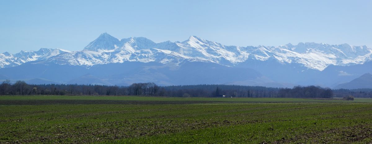 01-03-2026 Photos F. Daligaux – Dans les landes d’Azet au départ de Pontacq avec M. Compagnon et M. Castelain