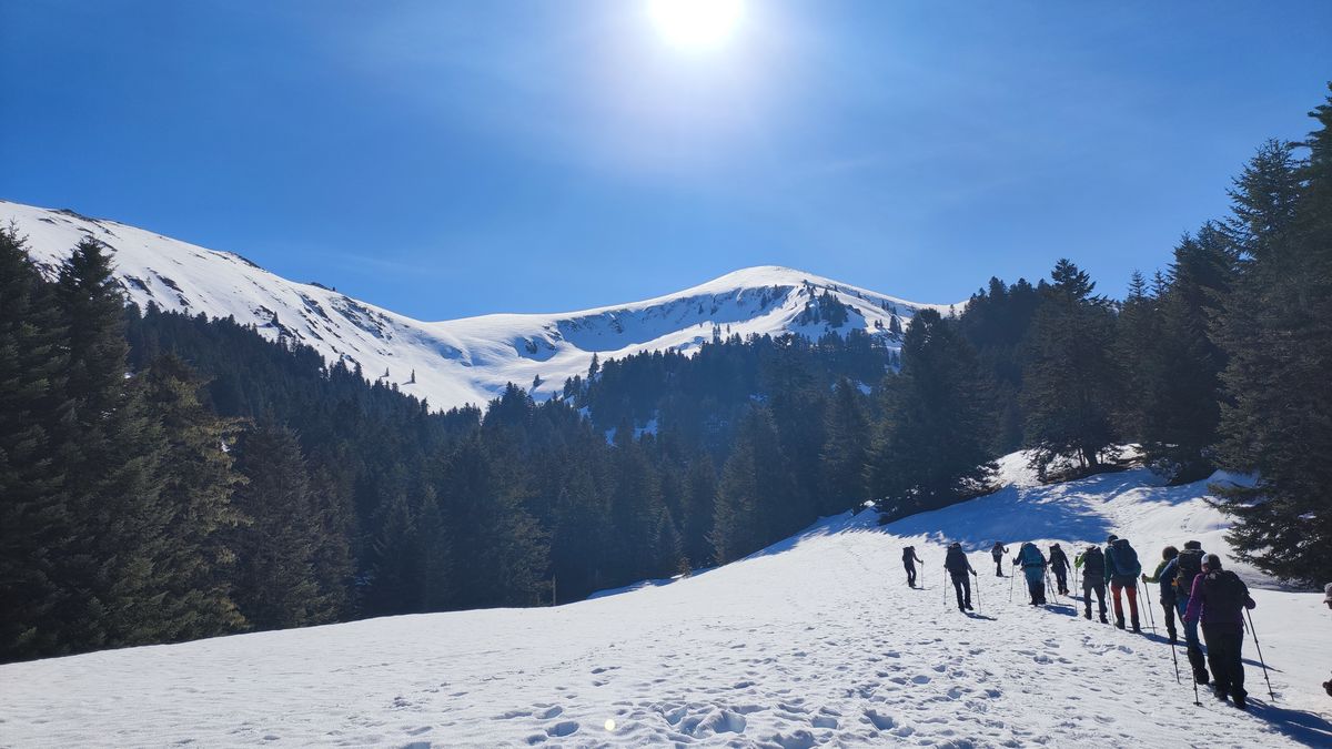 01-03-2026   Photos M. Hourugou  –  Vallée de Bareilles  aller-retour  jusqu’à   1 575 m avec J. Cazaubon et M. Dupouy