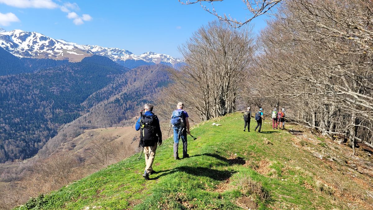 21-03-2026  Photos J-M. Lafitte – Pic de Labassère en boucle depuis Baudéan avec N. Clavières et V. Ravoire