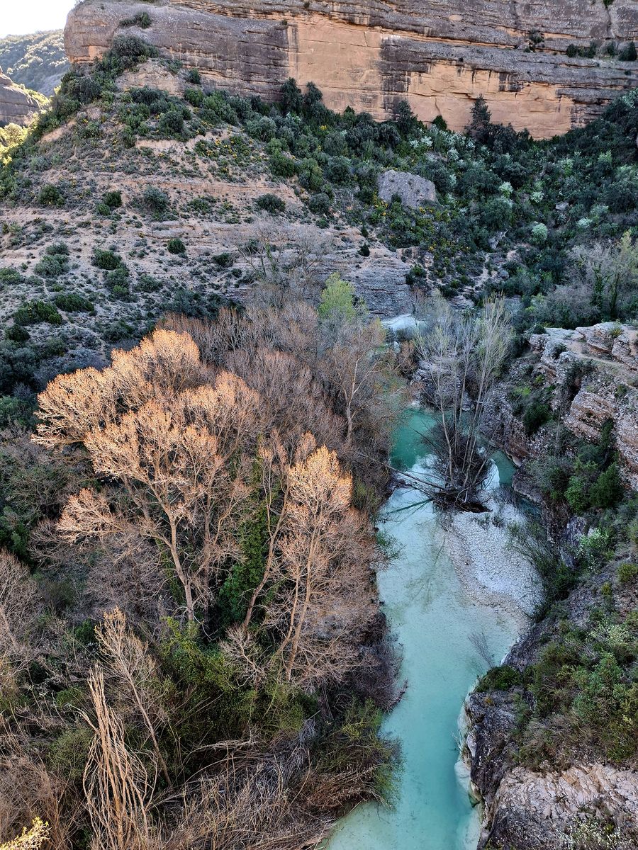29/31-03-2026 Photos P. Ford – Séjour en Sierra de Guara avec M. Saux et D. Dyé (J3 : Boucle Rio Vero – Asque – Pont Villacantal)