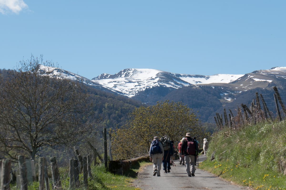 15-04-2026 Photos M. Castelain – Chemin de Peyremilla au départ de Mauléon-Barousse – Château de Bramevaque avec M. Compagnon et M. Castelain