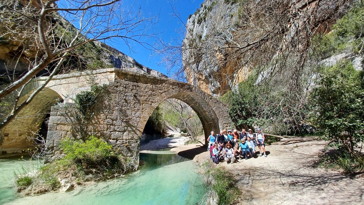 29/31-03-2026 Photos D. Dié – Séjour Sierra de Guara – jour 3 – Boucle Rio Vero – Asque – Pont Villacantal avec M. Saux et D. Dié