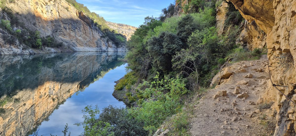 16/18-04-2026  Photos B. Triboult – J2  Séjour Congost du Mont-Rebei – passerelles de Monfalco, auberge de Monfalco, Ermita de Santa Quiteria